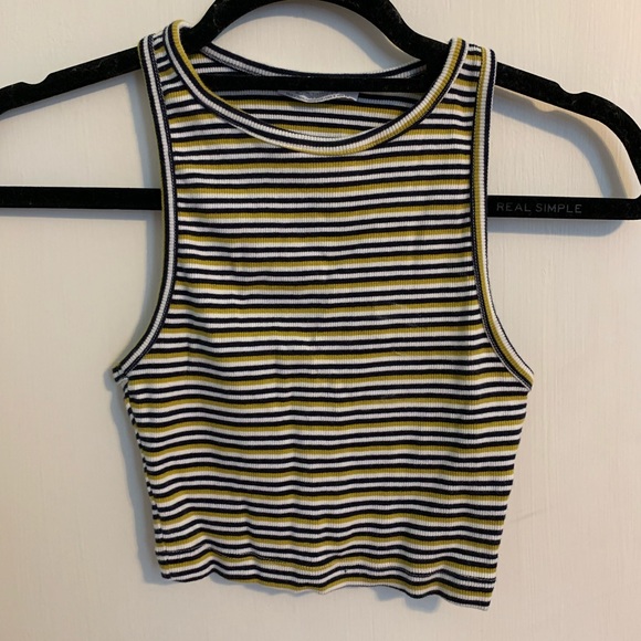 Zara Tops - Zara stripped cropped tank